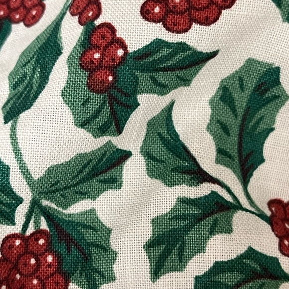 Longaberger BERRY Fruit Basket Liner #2147430 Traditional Holly Pattern NEW Vtg - Picture 4 of 6